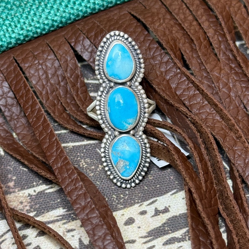 Blue ridge turquoise ring